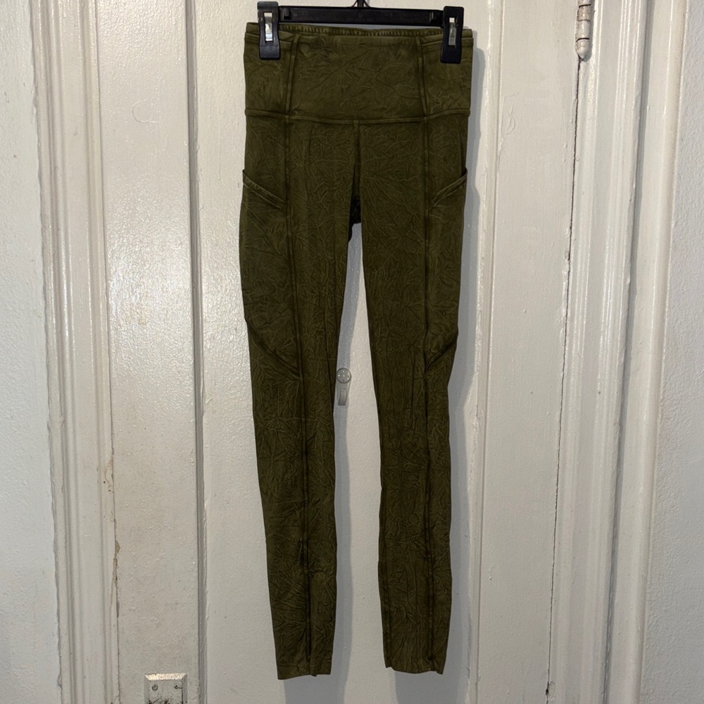 lululemon athletica Olive Green High-Rise Leggings